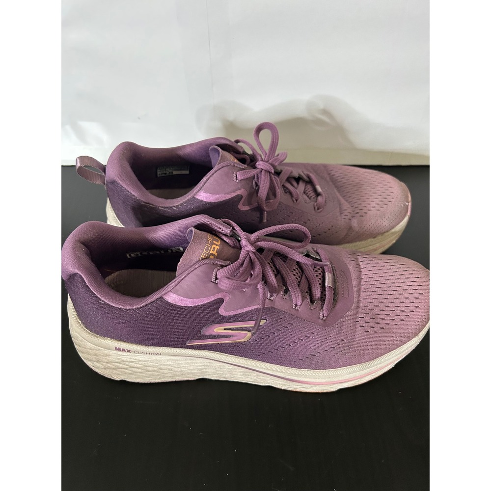 Skechers Sneakers Purple Max Cushion Go Run Athletic Training Walking Shoes 8.5